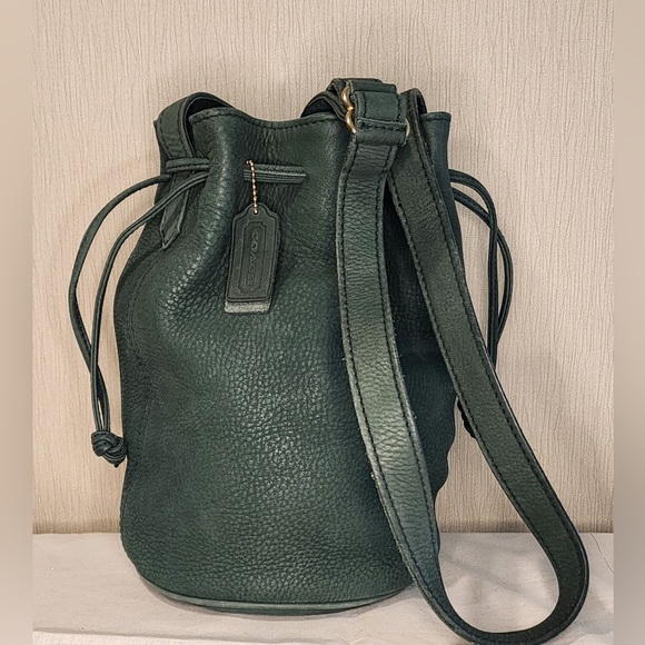 Coach Handbags - Authentic Vintage Coach Sonoma Pebbled Nubuck Lthr Drawstring Bucket Bag